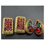 (2) Pairs of Clip On Earrings