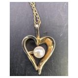 14K Gold Filled Heart Necklace