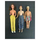 2 Mattel Dolls & Lone Ranger Doll