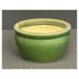 7.5" Green Ceramic Planter