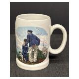 Norman Rockwell Looking Out to Sea collector stein