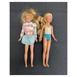 2 Mattel Skipper Barbie Doll