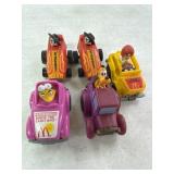 (2) Ertl Hamburglar Race Car & McDonalds Toys,