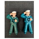 (2) Subway Cracker Jack whistle Sailor fans 1999