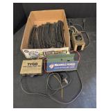 Train tracks 18" R  Powerpack toy transformer &