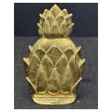 6.5" Newport Brass Pineapple Bookend N8-2