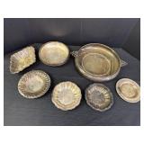 Variety of silver plate items, Waverly, Oneida.