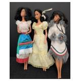 (3) Mattel Barbie Dolls dated 1966