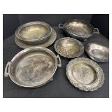 Sliver Plated Serving Trays & Dishes