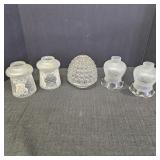 Vintage Glass Lamp Shades & Light Globe
