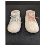 Porcelain Baby shoes 3.5in long