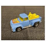 Hot Wheels 1973 Blue Pickup w/ Motorcycles Toy