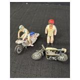 Evil Knieval figurines, standing figurine is