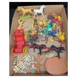 Plastic Western figurines, horse