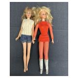 1966 Barbie Doll & 1971 Action PJ Barbie Doll