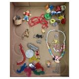 Childï¿½s Plastic Rings, Necklaces & Necklace