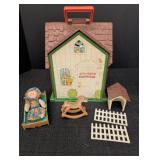 Holly Hobbie Playhouse, doll, bed, rocking horse
