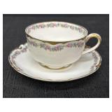 Haviland Limoges France Tea Cup & Saucer Floral