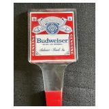 Budweiser King of Beers acrylic beer tap handle