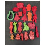 Lg variety of cookie cutters xmas, thanksgiving