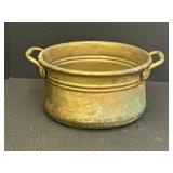 8" Brass Round Planter