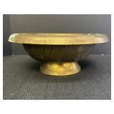 10" Brass Pedestal Bowl