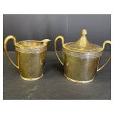 Superior S.P. Co sugar & creamer set, 7014,  made