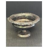 5.5" Sliver Plated Pedestal Bowl