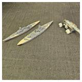 Bismarck & Scharnhorst Battleships & Cannon