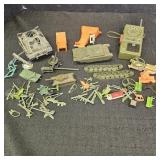 Misc Military Items: Walkie Talkie, Toy V