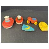 Fisher Price, Playskool, & an unbranded boats &
