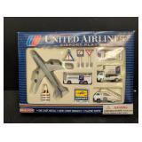 United Airlines Airport play set diecast metal