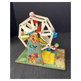 Fisher Price Ferris wheel, turns when wound,