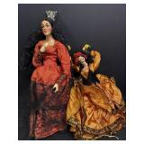 Vtg. Spanish Dancers Dolls