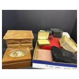 Misc Small wood Jewelry Boxes & Jewelry Cases