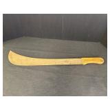 20in blade machete w/wood handle, China