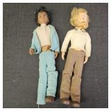 Vintage 1973 Mattel Sunshine Family Dolls