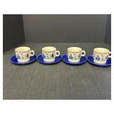 Weidmann Italy Geisha Espresso Cup & Saucer Sets