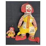 Ronald McDonald Stuffed Dolls