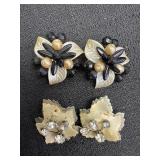 Marked Germany & Kramer Clip Earrings
