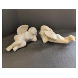 (2) resin outdoor Angel Statue