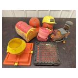 Misc toys, games - Crayola mailbox, hard hats,