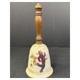 Gorham fine china bell, Norman Rockwell Gay Blades