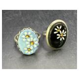 Adjustable Daisy Flower Rings