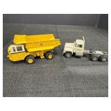 Ertl IH Earth Mover Dump Truck & Ertl Semi Toys