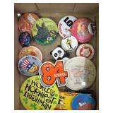 Variety Pin Back Buttons - 84 year of the