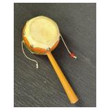 7.5in Mexican spinning drum.  Missing bead.