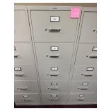 Hon 5 drawer legal filing cabinet
