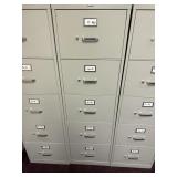 Hon 5 drawer legal filing cabinet