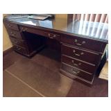 Darran Solid Wood Mahogany Office Desk